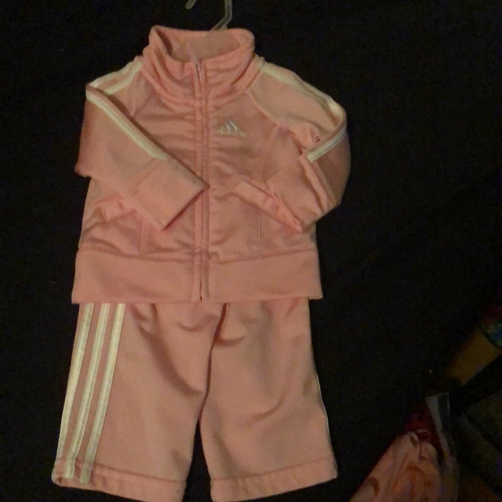 Girls adidas tracksuit